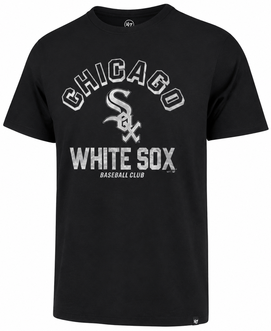 Men’s Chicago White Sox Cooperstown Collection Black ’47 Retrograde Franklin T-Shirt product image 1, provided for visual