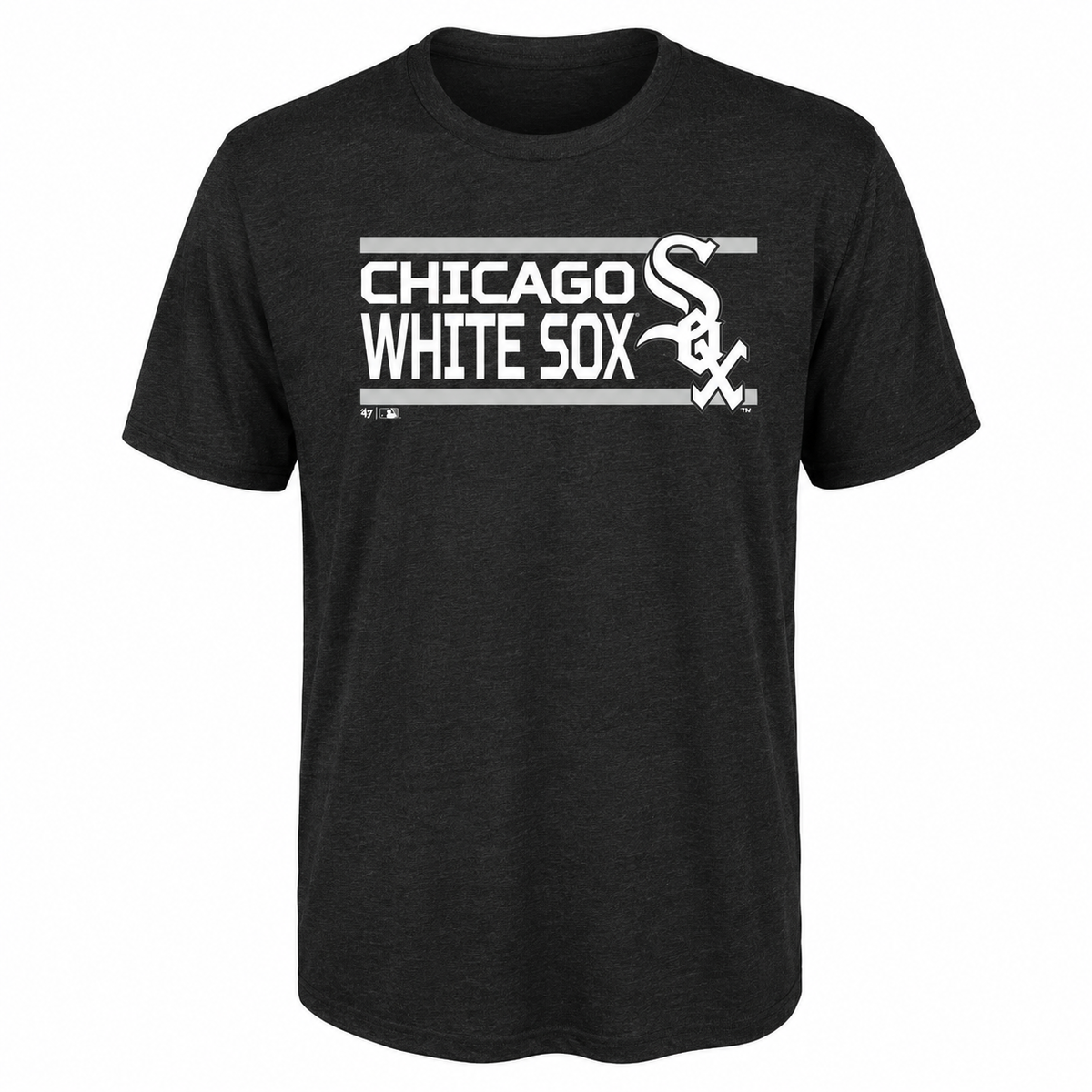 Youth Chicago White Sox Black Short Sleeve Ultra T-Shirt product image 1, provided for visual reference and product detail