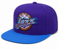 Mitchell & Ness Utah Jazz NBA Core Basic HWC Snapback Hat-Purple/Teal for Men product image 1, provided for visual reference