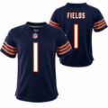 Toddler Chicago Bears Justin Fields Nike Navy Replica Game Jersey product image 1, provided for visual reference and product