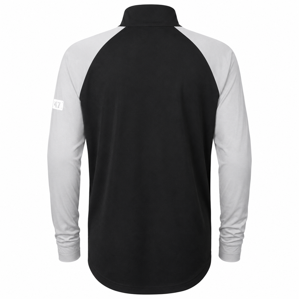 Youth Chicago White Sox Destined 1/2 Zip Track Jacket product image 3, provided for visual reference and product detail