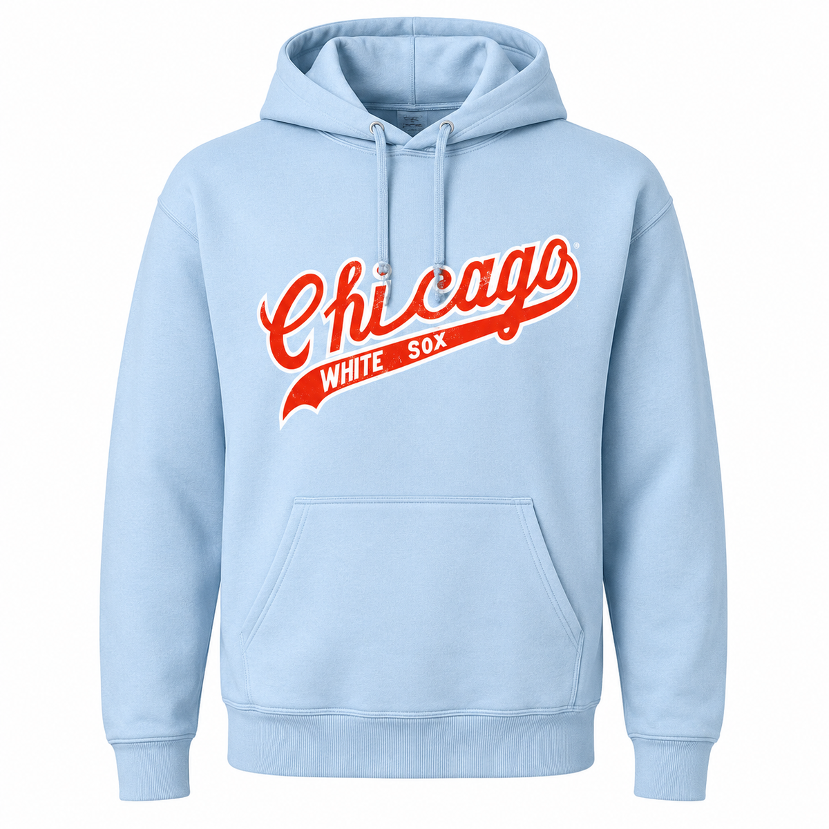 Mens Chicago White Sox Powder Blue 1972 Cooperstown Collection Hoodie product image 1, provided for visual reference and