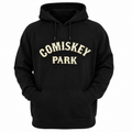 Comiskey Park Heavyweight Black Hoodie for Men product image 1, provided for visual reference and product detail review