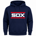 Mens Chicago White Sox Navy Bar Logo Cooperstown Collection Hoodie product image 1, provided for visual reference and