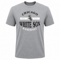 Youth Chicago White Sox Gray Infielder Tri-Blend T-Shirt product image 1, provided for visual reference and product detail