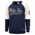Chicago White Sox Starter Cooperstown Collection Navy and Cream Crew Neck Sweatshirt for Women product image 1, provided for