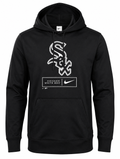 Chicago White Sox Nike Therma Season Pattern Pullover Hoodie - Black for Men product image 1, provided for visual reference
