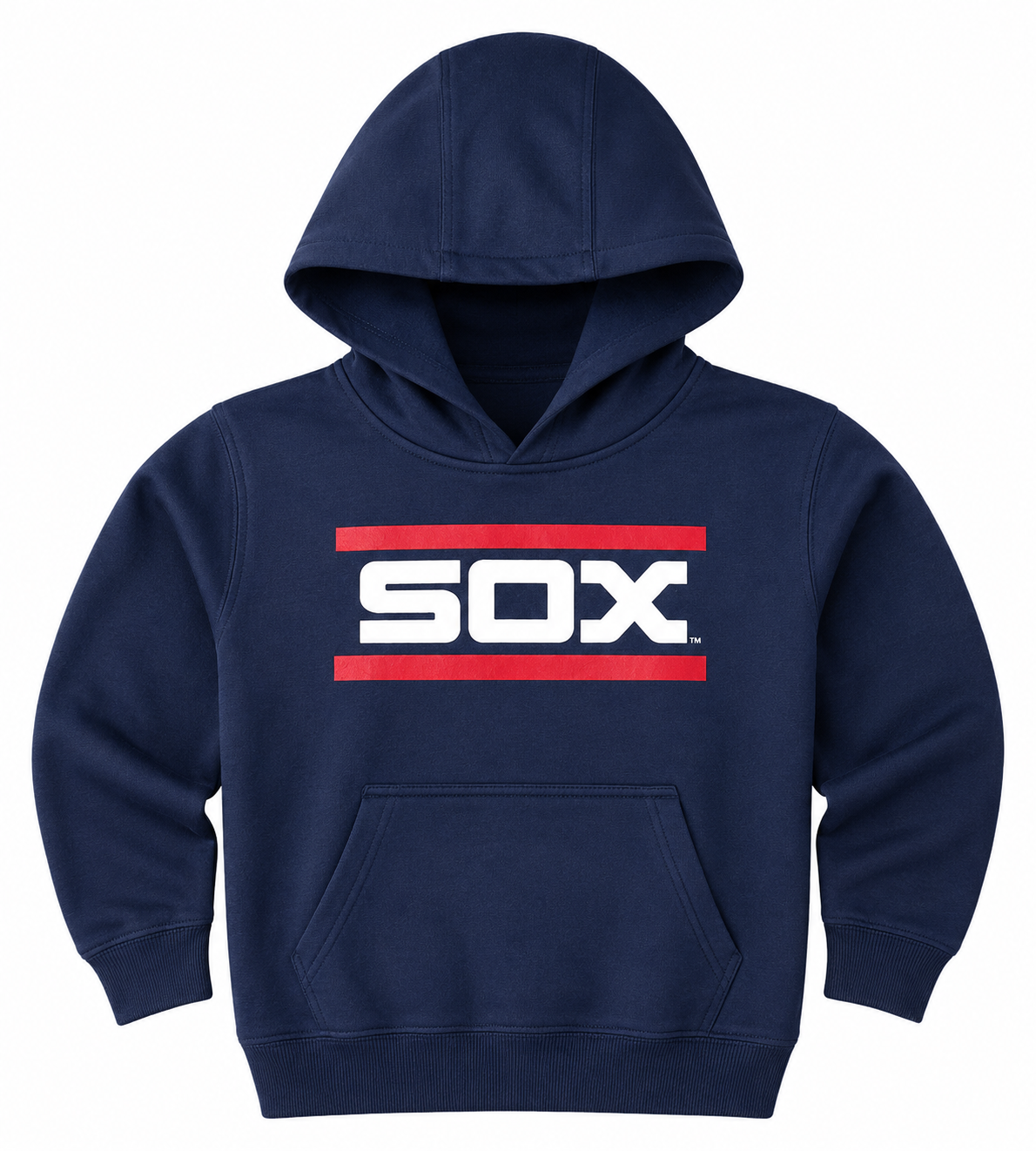 Youth Chicago White Sox Retro Logo Fleece Hoodie product image 1, provided for visual reference and product detail review