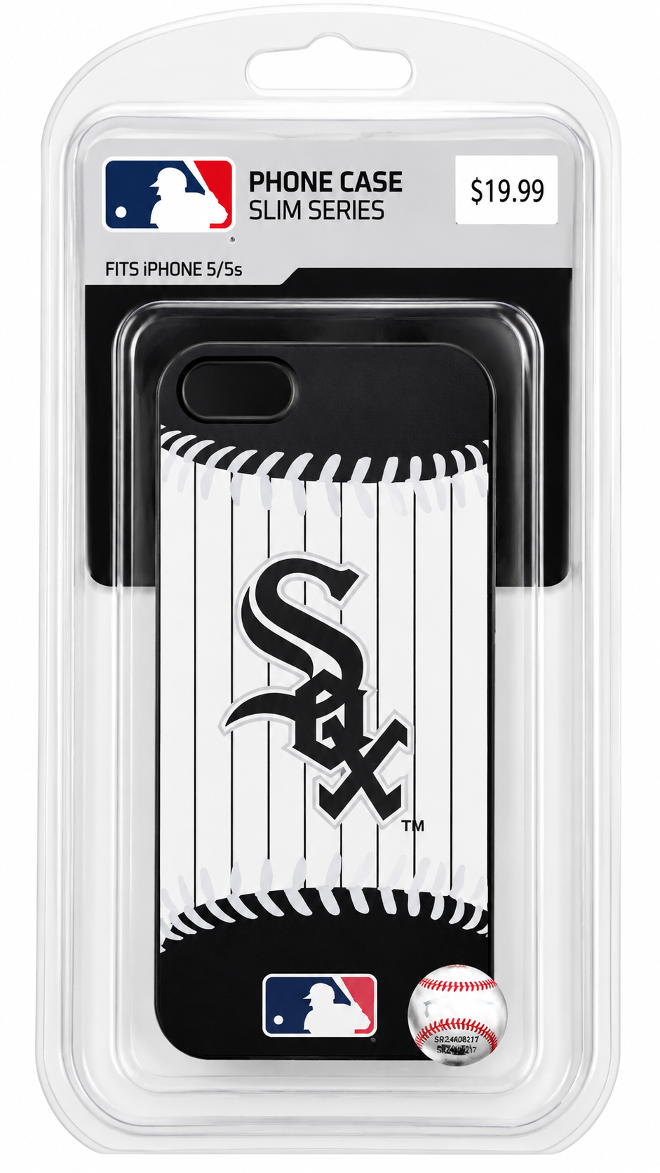 Chicago White Sox Baseball Seams Design Iphone 5/5s Case product image 1, provided for visual reference and product detail