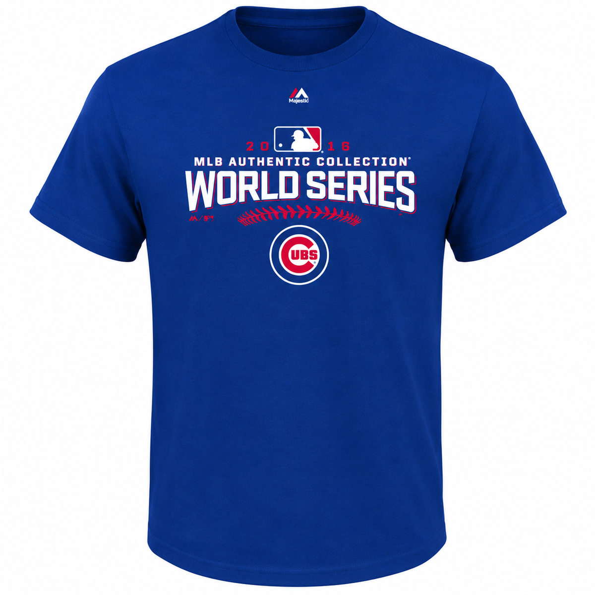 Youth Chicago Cubs 2016 World Series Participant T-Shirt By Majestic product image 1, provided for visual reference and