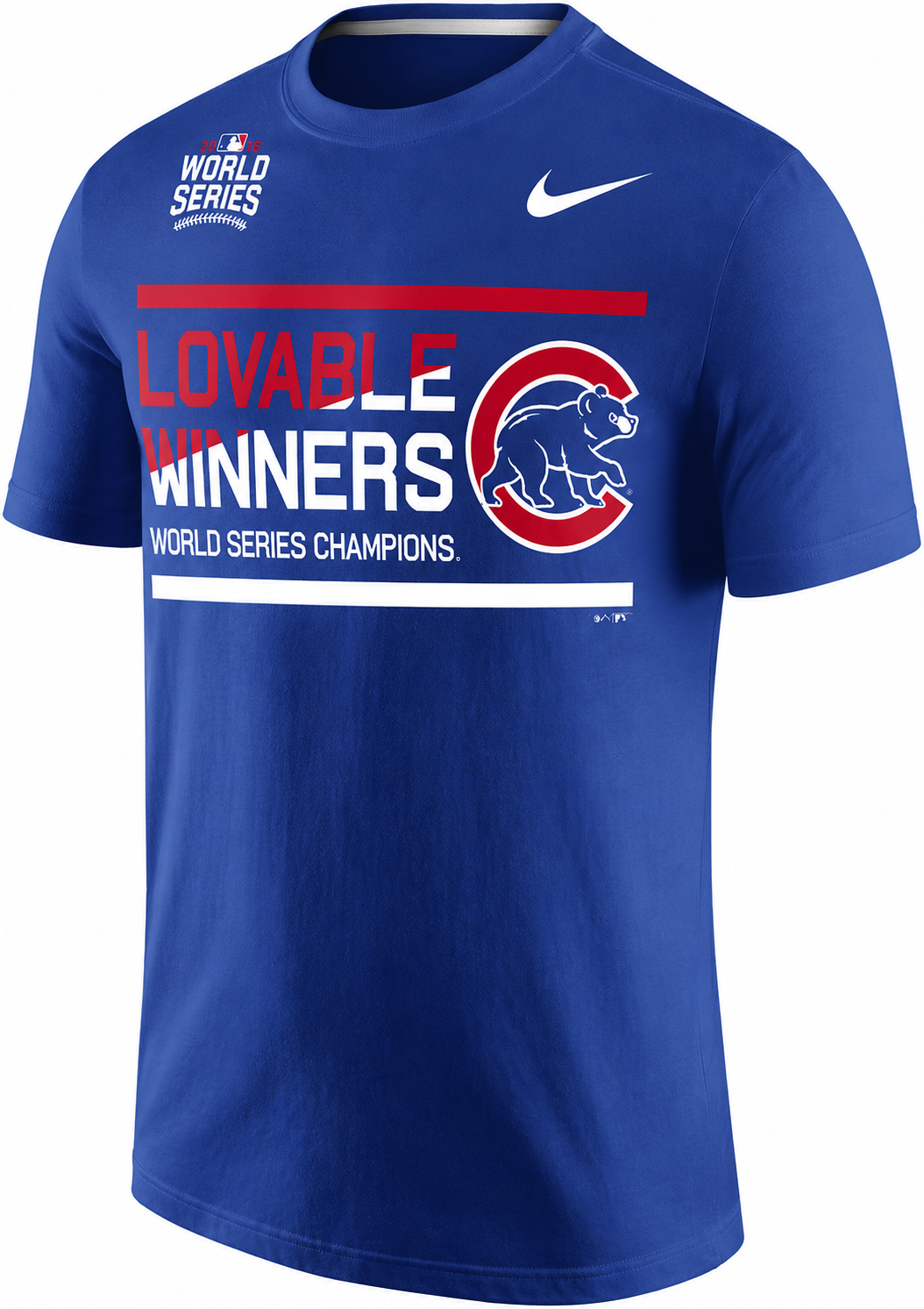 Chicago Cubs 2016 World Series Champions Chicago Cubs "Lovable Winners" Royal T-Shirt for Men product image 1, provided for