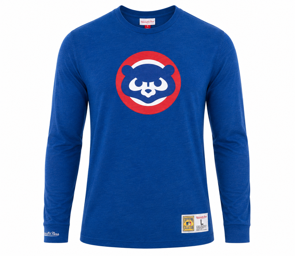 Chicago Cubs Cooperstown Collection Royal Blue Legendary Slub Long Sleeve T-Shirt for Men product image 1, provided for