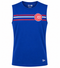 Chicago Cubs New Era Blue Sleevless T-Shirt for Men product image 1, provided for visual reference and product detail review