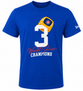 Mens Chicago Cubs New Era 3 Rings World Series Champions T-Shirt product image 1, provided for visual reference and product