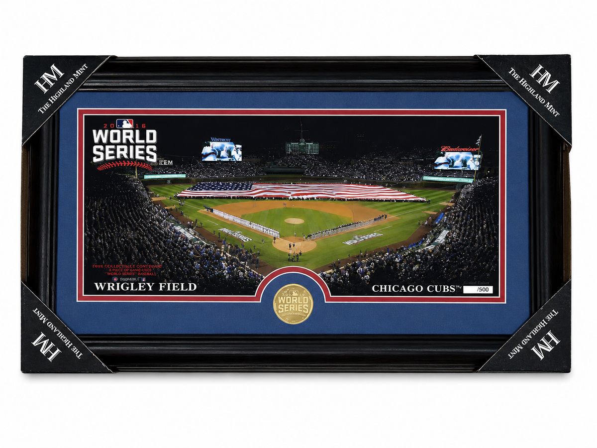 Chicago Cubs 2016 World Series Opening Ceremonies Bronze Coin Photo Mint product image 1, provided for visual reference and