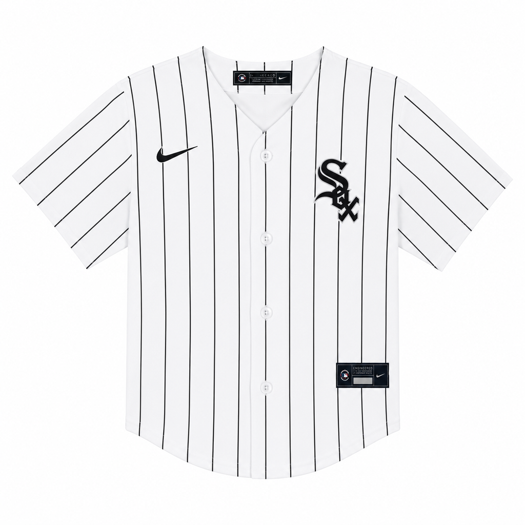 Toddler Chicago White Sox Nike White Home Replica Team Jersey product image 2, provided for visual reference and product