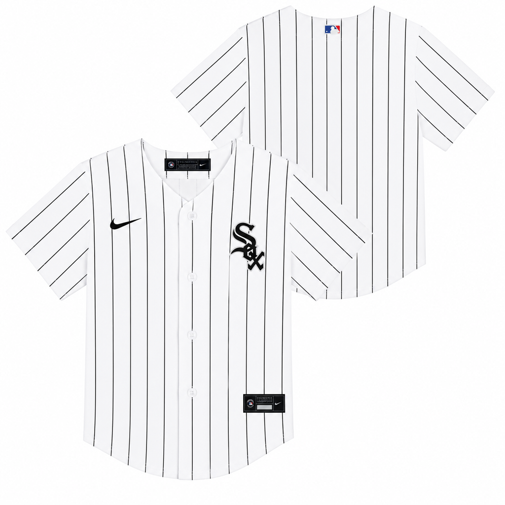 Toddler Chicago White Sox Nike White Home Replica Team Jersey product image 1, provided for visual reference and product