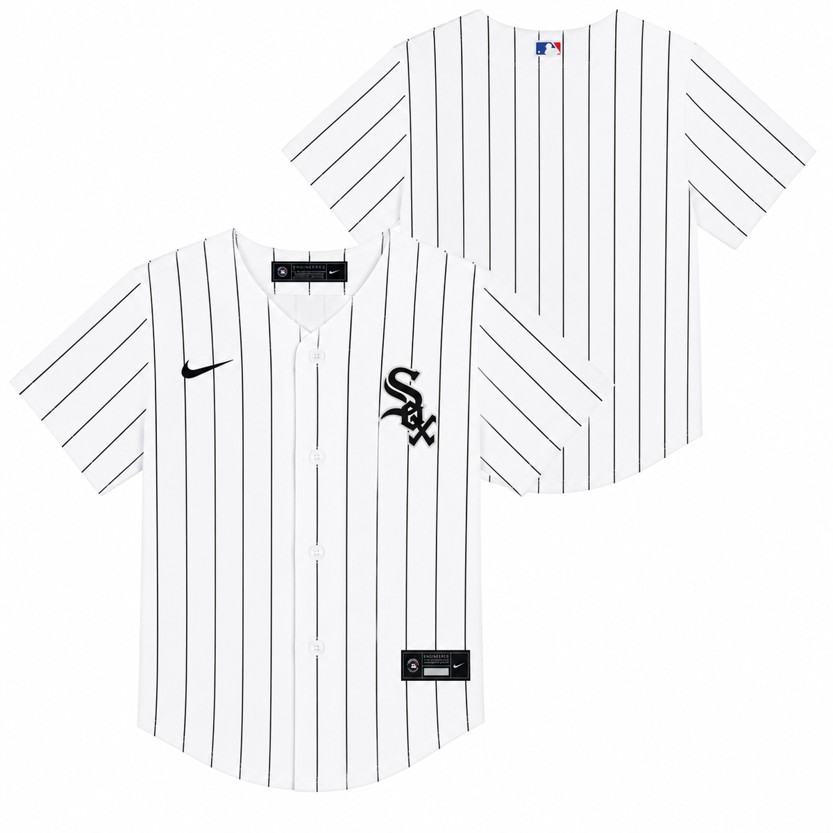 Toddler Chicago White Sox Nike White Home Replica Team Jersey product image 1, provided for visual reference and product