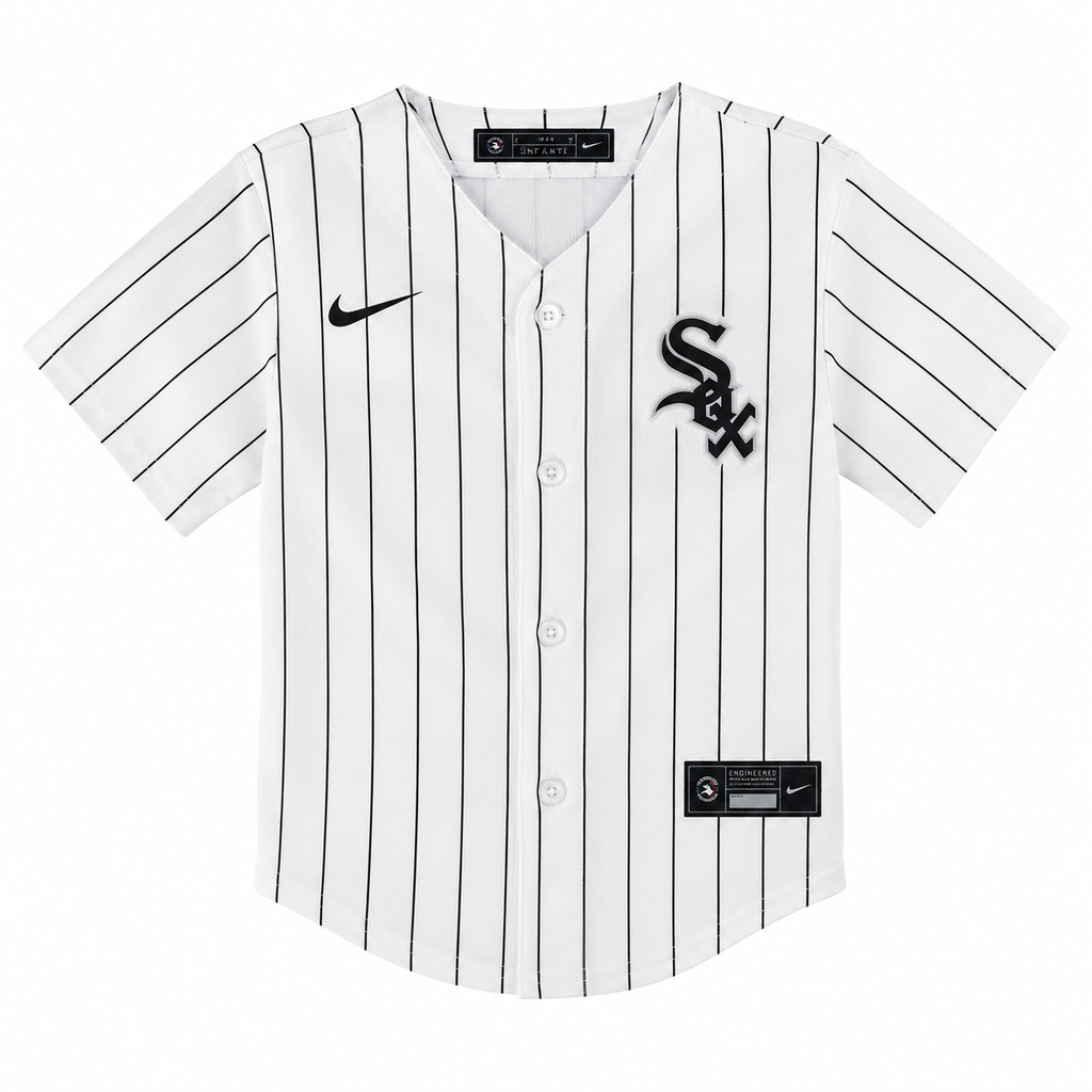Infant Chicago White Sox Nike Home White Replica Team Jersey product image 2, provided for visual reference and product