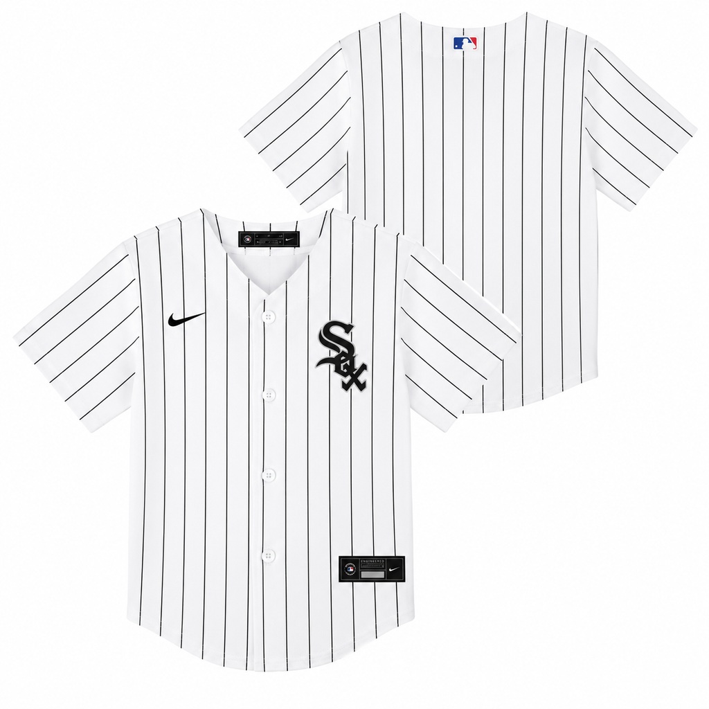Infant Chicago White Sox Nike Home White Replica Team Jersey product image 1, provided for visual reference and product