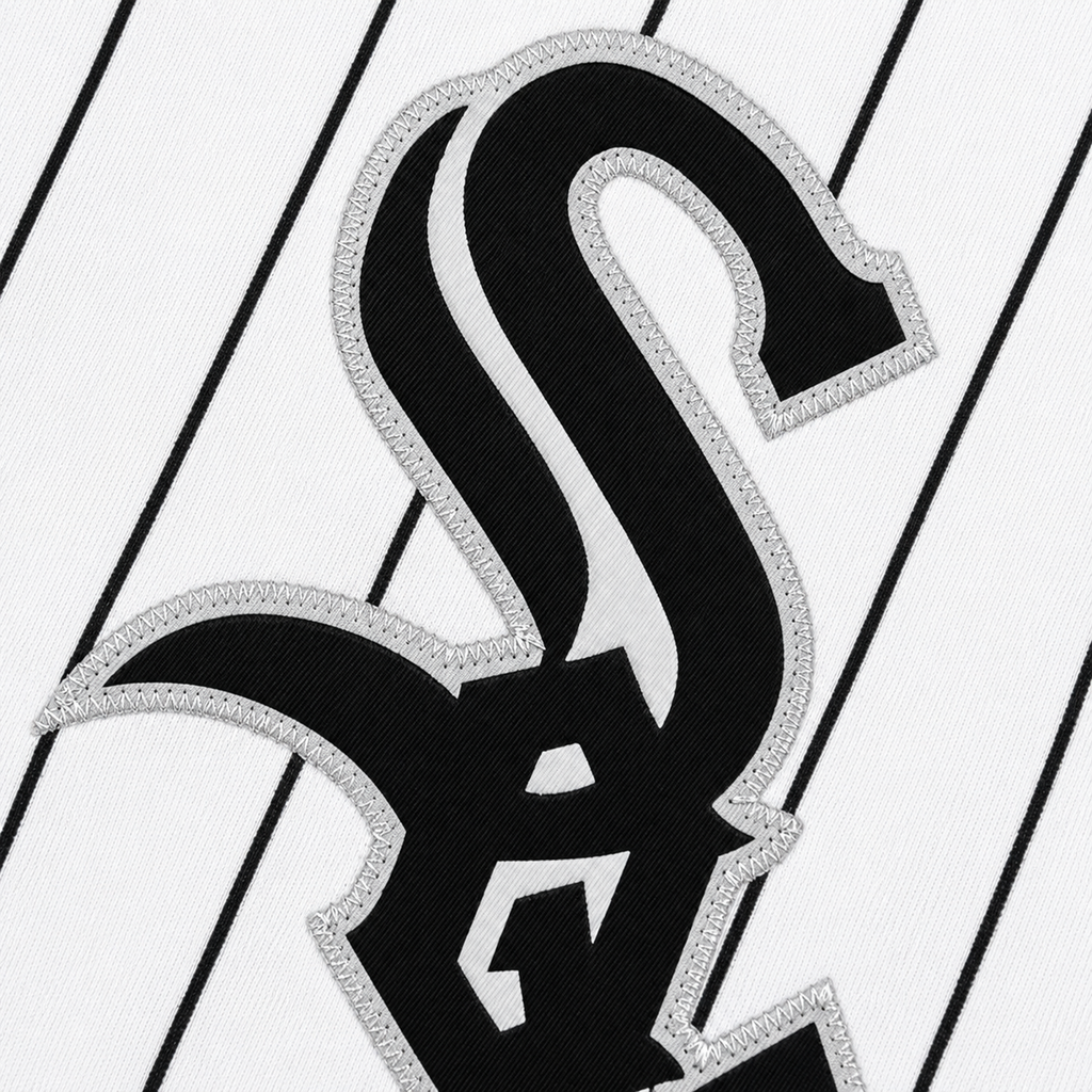 Youth Chicago White Sox Majestic Blank White Home Cool Base Jersey product image 3, provided for visual reference and