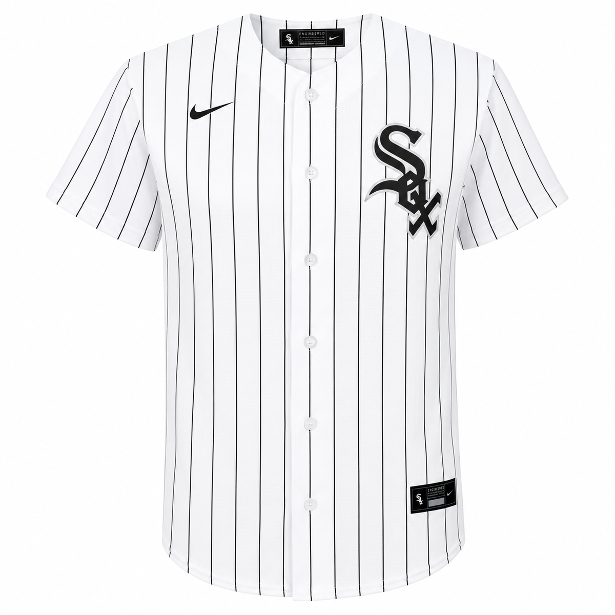 Youth Luis Robert Chicago White Sox White Home Nike Replica Jersey product image 2, provided for visual reference and