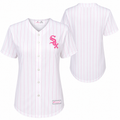 Girls Youth Chicago White Sox Replica Pink Home Fashion Jersey product image 1, provided for visual reference and product