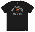 47 BRAND Men MLB San Francisco Giants Black Flanker T-shirt product image 1, provided for visual reference and product