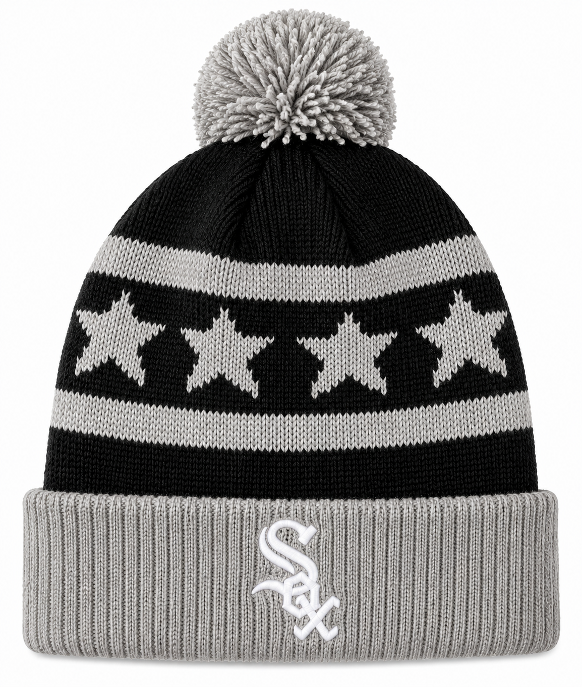 Toddler Chicago White Sox '47 Ace Gray/White/Black Knit Hat product image 1, provided for visual reference and product