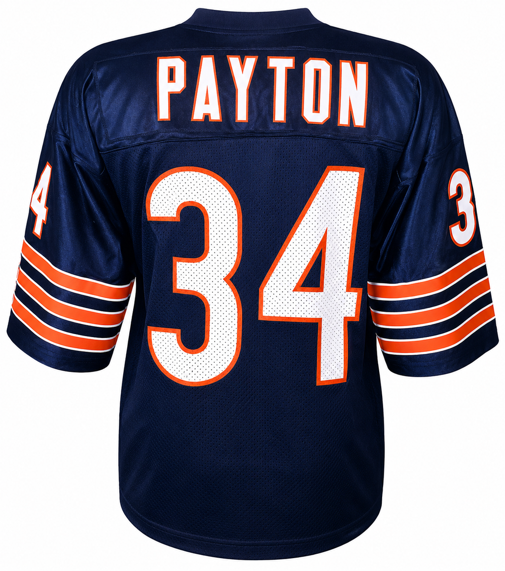 Walter Payton Chicago Bears Vintage Navy Replica Jersey for Men product image 1, provided for visual reference and product