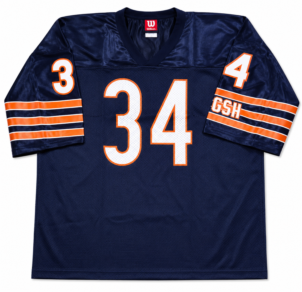 Walter Payton Chicago Bears Vintage Navy Replica Jersey for Men product image 2, provided for visual reference and product