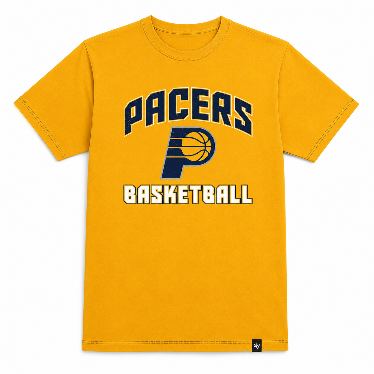 Indiana Pacers Super Rival T-Shirt By ’47 Brand for Men product image 1, provided for visual reference and product detail