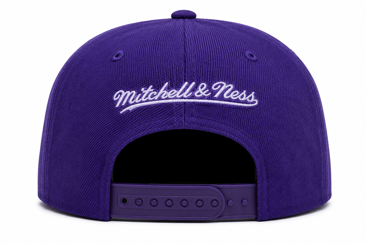 Los Angeles Lakers Mitchell & Ness Champ Year Trophy Snapback Hat for Men product image 4, provided for visual reference and