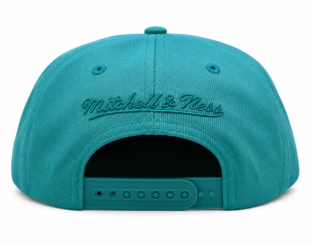 Vancouver Grizzlies Mitchell & Ness Tonal Eclipse Snapback Hat- Teal product image 2, provided for visual reference and