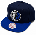 Dallas Mavericks NBA Core Basic Navy 2 Tone Mitchell & Ness Snapback Hat for Men product image 1, provided for visual