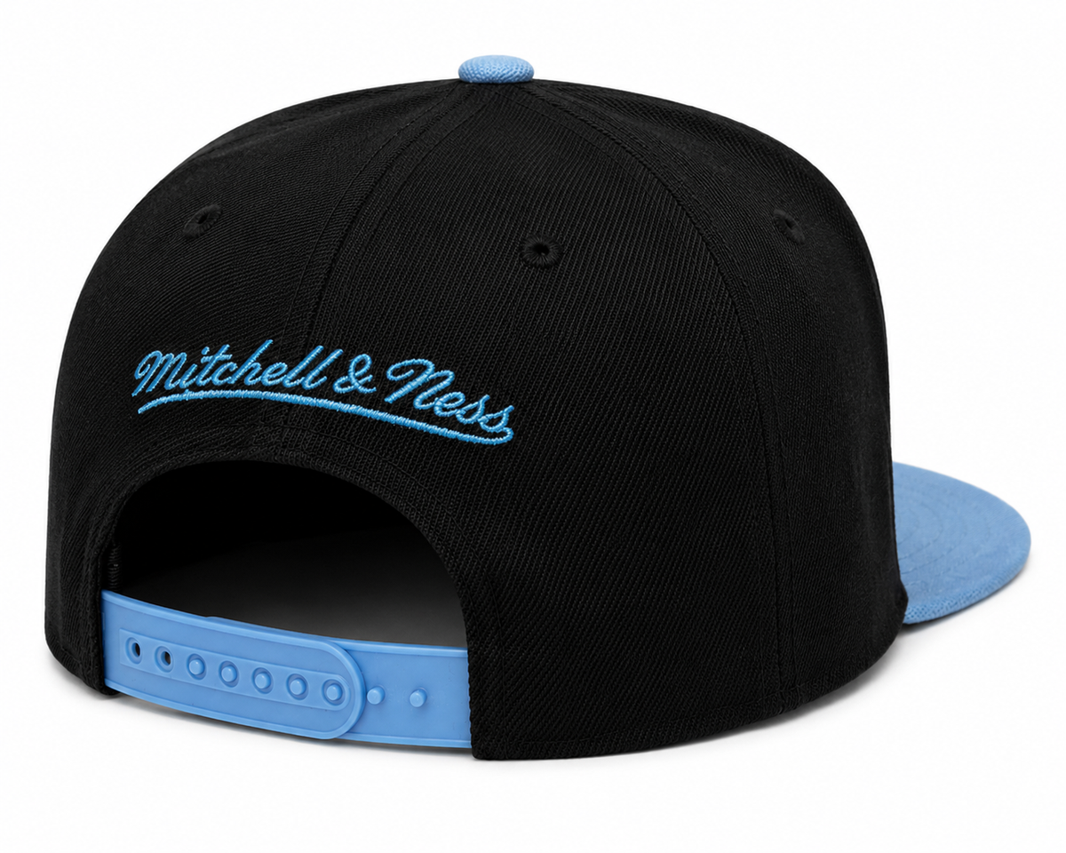 Denver Nuggets Mitchell & Ness Hardwood Classics Reload 2.0 Snapback Hat - Black/Blue for Men product image 2, provided for