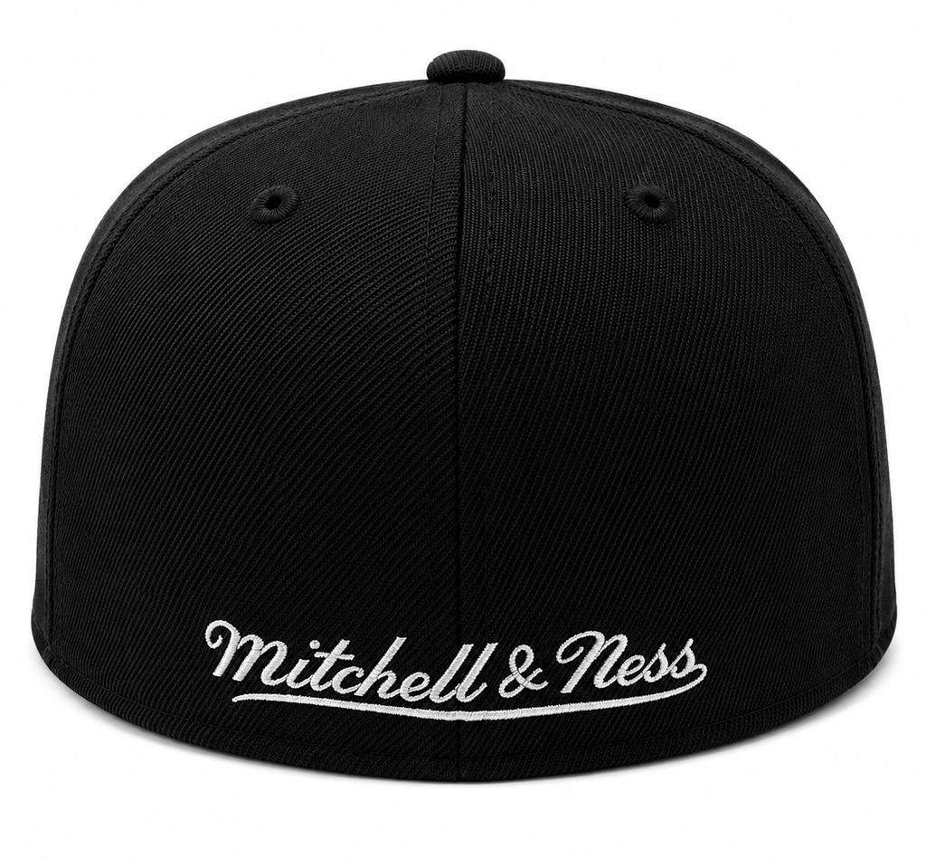Mitchell & Ness Gray/Black Orlando Magic Hardwood Classics Reload 2.0 Fitted Hat for Men product image 3, provided for