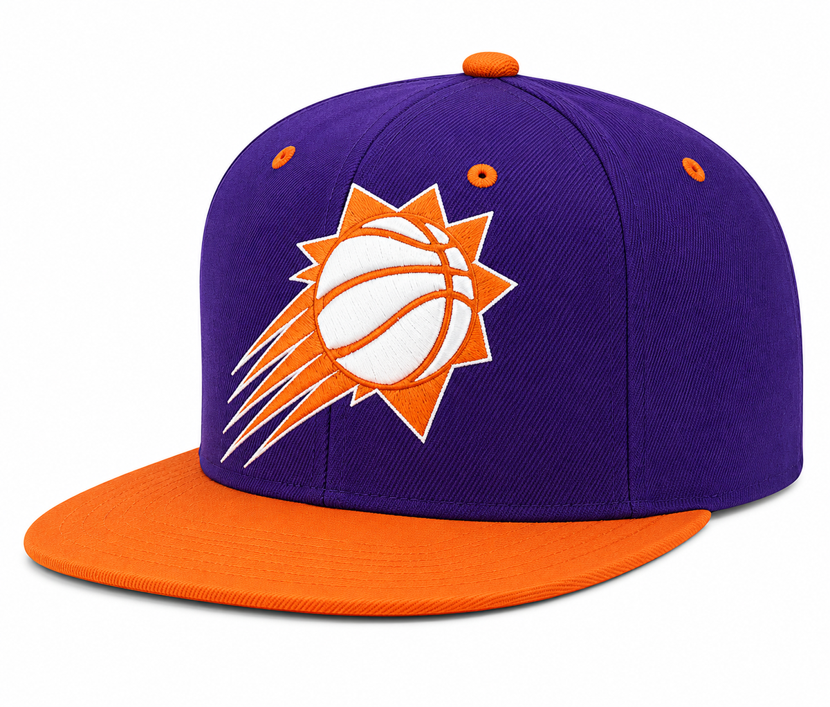 Mitchell & Ness Phoenix Suns Purple/Orange XL Pop Team Adjustable Snapback Hat product image 1, provided for visual
