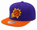 Phoenix Suns Mitchell & Ness Purple/Orange 2-Tone Snapback Adjustable Hat for Men product image 1, provided for visual
