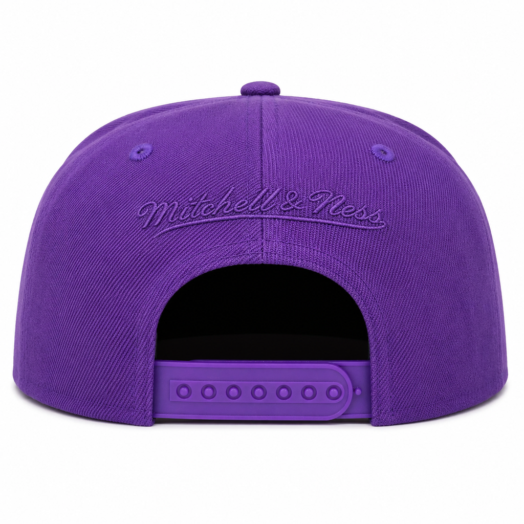 Phoenix Suns Mitchell & Ness Tonal Eclipse Snapback Hat- Purple product image 4, provided for visual reference and product
