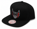 Portland Trail Blazers Core Basic Black Mitchell & Ness Snapback Hat for Men product image 1, provided for visual reference