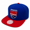 Mitchell & Ness Sacramento Kings Hardwood Classics Royal/Red Two-Tone 2.0 Snapback Hat for Men product image 1, provided for