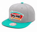 Mitchell & Ness San Antonio Spurs Hardwood Classics Core Gray/ Teal Adjustable Snapback Hat for Men product image 1,