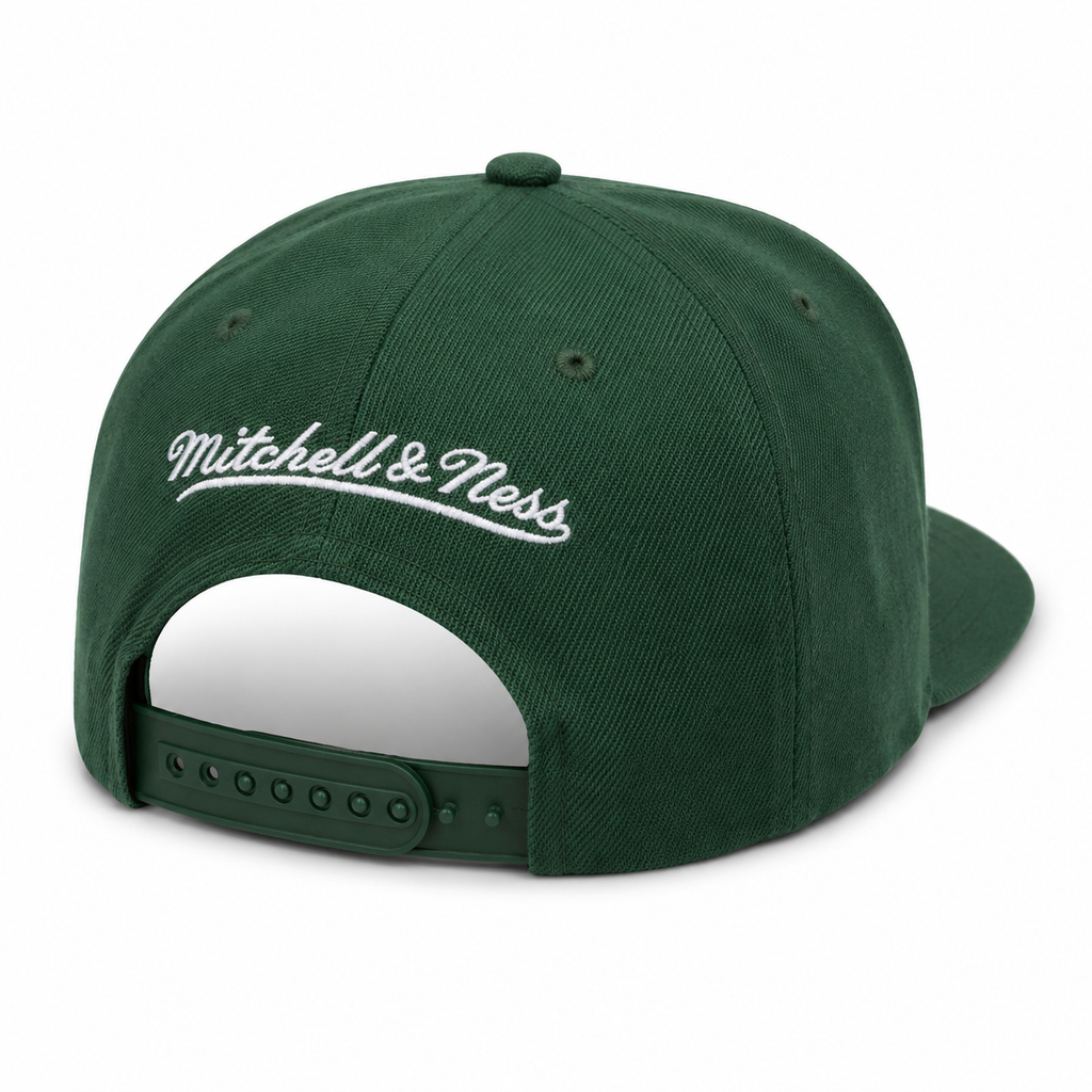 Seattle Supersonics NBA Core Basic Green HWC Mitchell & Ness Snapback Hat for Men product image 2, provided for visual
