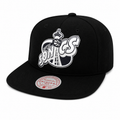 Seattle Supersonics NBA XL BWG HWC Mitchell & Ness Snapback Hat for Men product image 1, provided for visual reference and
