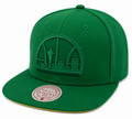 Seattle SuperSonics Mitchell & Ness Tonal Eclipse Snapback Hat- Green product image 1, provided for visual reference and