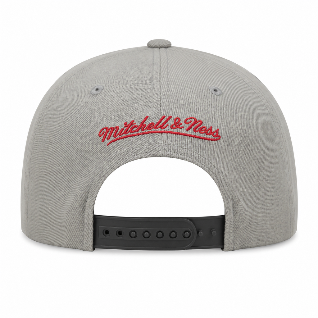 Seattle Supersonics NBA Cool Gray 3 2-Tone HWC Mitchell & Ness Snapback Hat for Men product image 2, provided for visual