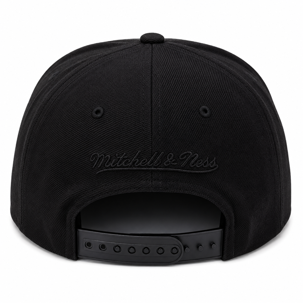 Toronto Raptors Mitchell & Ness Tonal Black Pink Moon Snapback Hat product image 4, provided for visual reference and
