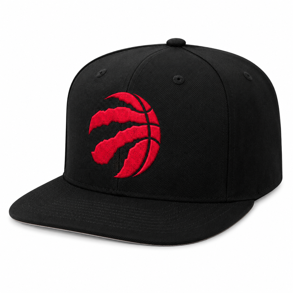 Mens NBA Toronto Raptors Downtime Classic Black Snapback Hat By Mitchell And Ness product image 1, provided for visual
