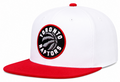 Toronto Raptors NBA Core basic 2 Tone White/Red Mitchell & Ness Snapback Hat for Men product image 1, provided for visual
